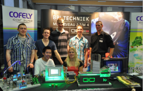 Leerlingen bouwen automatisatie-unit voor Goflex