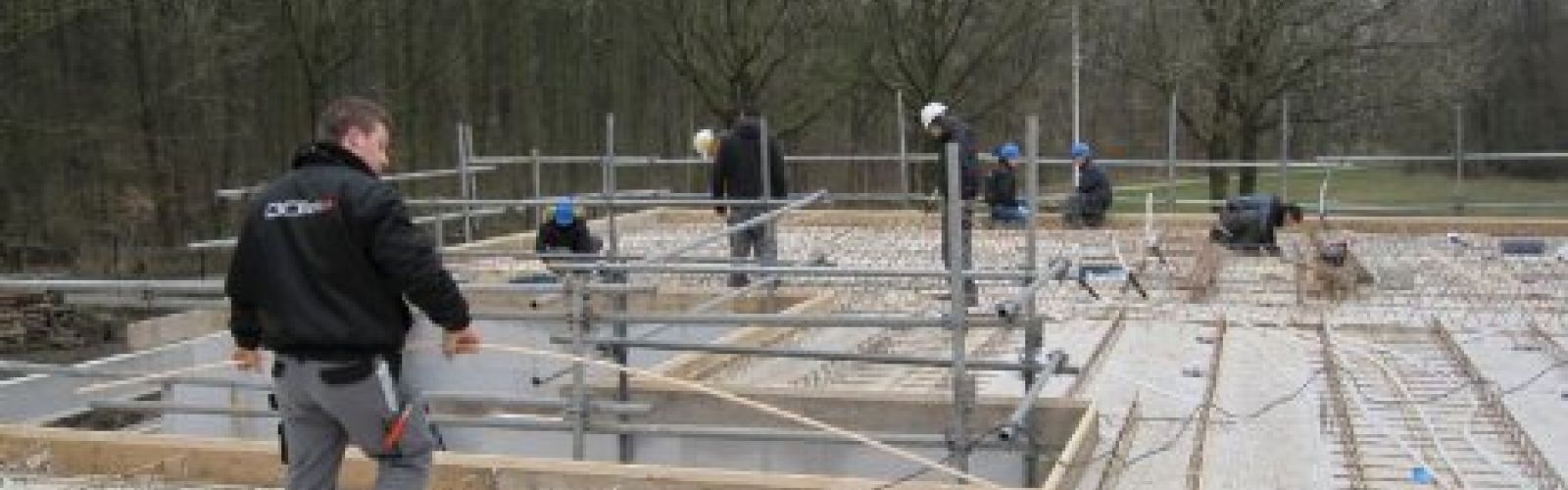 De vorderingen van nieuwbouw Stichting De Scharrelberg